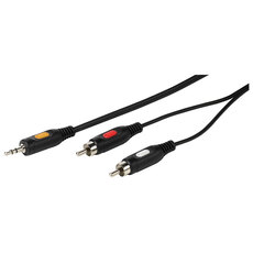 Кабел VIVANCO 46030 1.5M RCA-3.5MM Кабел VIVANCO 46030 1.5M RCA-3.5MM