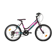 Велосипед INTERBIKE LUNA 20" VIOLET СКОРОСТИ 6, РАМКА СТОМАНЕНА Велосипед INTERBIKE LUNA 20" VIOLET СКОРОСТИ 6, РАМКА СТОМАНЕНА