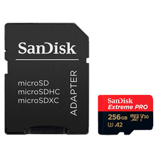 Карта памет SANDISK EXTREME PRO 256GB 200MB/S КЛАС 10 A2 Карта памет SANDISK EXTREME PRO 256GB 200MB/S КЛАС 10 A2