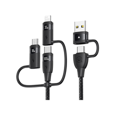 КАБЕЛ USAMS 3in2 100W 1.2M U85SJ645USB01 КАБЕЛ USAMS 3in2 100W 1.2M U85SJ645USB01