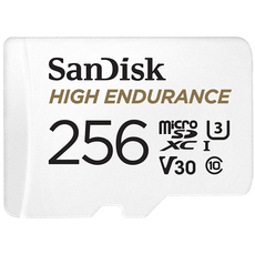 Memory card SANDISK HIGH ENDURANCE 256GB CLASS 10 U3 V30 XC-I Memory card SANDISK HIGH ENDURANCE 256GB CLASS 10 U3 V30 XC-I