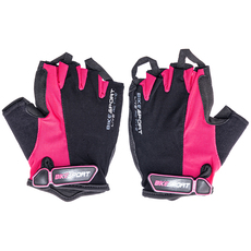 РЪКАВИЦИ BIKESPORT GLM GEL S ЧЕРЕН/РОЗОВ РЪКАВИЦИ BIKESPORT GLM GEL S ЧЕРЕН/РОЗОВ
