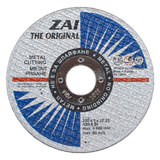 ДИСК ЗА РЯЗАНЕ НА МЕТАЛ ZAI 230х3х22.23 ДИСК ЗА РЯЗАНЕ НА МЕТАЛ ZAI 230х3х22.23