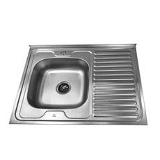 БОРДОВА КУХНЕНСКА МИВКА INTER CERAMIC ICK8660 ДЯСНА 80Х60 СМ. БОРДОВА КУХНЕНСКА МИВКА INTER CERAMIC ICK8660 ДЯСНА 80Х60 СМ.