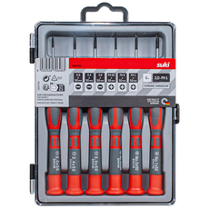 PRECISION SCREWDRIVER SET 6 PCS. SUKI PRECISION SCREWDRIVER SET 6 PCS. SUKI
