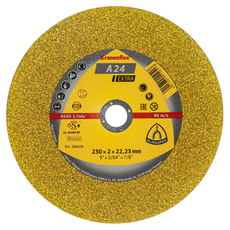 ДИСК ЗА РЯЗАНЕ НА МЕТАЛ KLINGSPOR 230x2x22.23 ДИСК ЗА РЯЗАНЕ НА МЕТАЛ KLINGSPOR 230x2x22.23