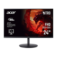 Monitor ACER Nitro XF240YM3biiph UM.QX0EE.315 0.275 мм, 178°/178°, IPS, 23.8 ", 60.5 см, 1920x1080, 180.00 Hz, 4.00 ms, HDMI, DisplayPort, ЧЕРЕН Monitor ACER Nitro XF240YM3biiph UM.QX0EE.315 0.275 мм, 178°/178°, IPS, 23.8 ", 60.5 см, 1920x1080, 180.00 Hz, 4.00 ms, HDMI, DisplayPort, ЧЕРЕН