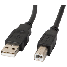 КАБЕЛ LANBERG USB-A/USB-B M/M V2.0 1M BK
