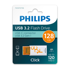USB memory stick PHILIPS 128 GB CLICK USB-C 3.2 USB memory stick PHILIPS 128 GB CLICK USB-C 3.2