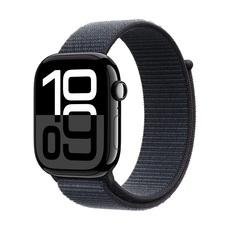 Smart watch APPLE WATCH S10 JET BLACK ALIMINUM CASE INK SPORT LOOP 46 MM, GPS, WLAN, HEART RATE MONITOR, SPO2 Smart watch APPLE WATCH S10 JET BLACK ALIMINUM CASE INK SPORT LOOP 46 MM, GPS, WLAN, HEART RATE MONITOR, SPO2