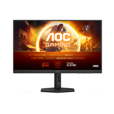 Monitor AOC Q27G4XF 0.234 мм, 178°/178°, IPS, 27.0 ", 68.6 см, 2560x1440, 180.00 Hz, 1.00 ms, HDMI, DisplayPort, BLACK Monitor AOC Q27G4XF 0.234 мм, 178°/178°, IPS, 27.0 ", 68.6 см, 2560x1440, 180.00 Hz, 1.00 ms, HDMI, DisplayPort, BLACK