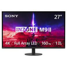 Monitor SONY INZONE M9 II SDM-27U9M2B 0.156 мм, 178°/178°, IPS, 27.0 ", 68.0 см, 3840x2160, 160.00 Hz, HDMI, DisplayPort, ЧЕРЕН Monitor SONY INZONE M9 II SDM-27U9M2B 0.156 мм, 178°/178°, IPS, 27.0 ", 68.0 см, 3840x2160, 160.00 Hz, HDMI, DisplayPort, ЧЕРЕН
