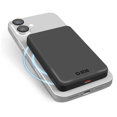 EXTERNAL BATTERY SBS 5000 mAh MagSafe Qi2 20W EXTERNAL BATTERY SBS 5000 mAh MagSafe Qi2 20W