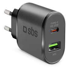 ЗАРЯДНО 220V SBS 25W PD USB-C+A 29074 ЗАРЯДНО 220V SBS 25W PD USB-C+A 29074