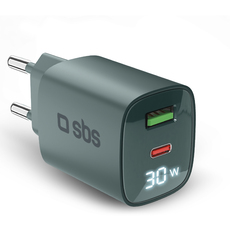 ЗАРЯДНО 220V SBS 30W PD USB-C+A Bl 81505 ЗАРЯДНО 220V SBS 30W PD USB-C+A Bl 81505