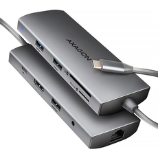 ДОКИНГ СТАНЦИЯ AXAGON USB-C HMC-8HLSA ДОКИНГ СТАНЦИЯ AXAGON USB-C HMC-8HLSA