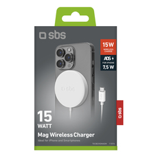 БЕЗЖИЧНО ЗАРЯДНО SBS 15W +MAGSAFE 11076 БЕЗЖИЧНО ЗАРЯДНО SBS 15W +MAGSAFE 11076