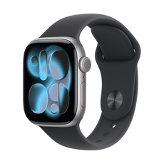 Смарт часовник APPLE WATCH S11 SPACE GREY ALUMIN CASE BLACK SPORT BAND S/M MEV04 46 MM, GPS, WLAN, ПУЛСОМЕР, SPO2 Смарт часовник APPLE WATCH S11 SPACE GREY ALUMIN CASE BLACK SPORT BAND S/M MEV04 46 MM, GPS, WLAN, ПУЛСОМЕР, SPO2