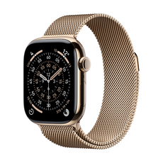 Смарт часовник APPLE WATCH S11 CELL GOLD TITAN CASE GOLD MILANESE LOOP MF8Y4 42 MM, GPS, WLAN, ПУЛСОМЕР, SPO2 Смарт часовник APPLE WATCH S11 CELL GOLD TITAN CASE GOLD MILANESE LOOP MF8Y4 42 MM, GPS, WLAN, ПУЛСОМЕР, SPO2