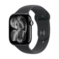 Smart watch APPLE WATCH S11 CELL JET BLACK ALUMIN CASE BLACK SPORT BAND S/M MFC24 46 MM, GPS, WLAN, HEART RATE MONITOR, SPO2 Smart watch APPLE WATCH S11 CELL JET BLACK ALUMIN CASE BLACK SPORT BAND S/M MFC24 46 MM, GPS, WLAN, HEART RATE MONITOR, SPO2