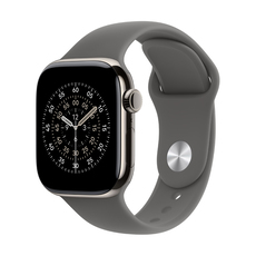 Smart watch APPLE WATCH S11 CELL NAT TITAN CASE STONE GREY SPORT BAND S/M MFCW 46 MM, GPS, WLAN, HEART RATE MONITOR, SPO2 Smart watch APPLE WATCH S11 CELL NAT TITAN CASE STONE GREY SPORT BAND S/M MFCW 46 MM, GPS, WLAN, HEART RATE MONITOR, SPO2