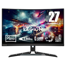 Monitor LENOVO Legion R27QC-30 67C6GAC2EU 0.233 мм, 178°/ 178°, VA, 27.0 ", 68.6 см, 2560x1440, 180.00 Hz, HDMI, DisplayPort, BLACK Monitor LENOVO Legion R27QC-30 67C6GAC2EU 0.233 мм, 178°/ 178°, VA, 27.0 ", 68.6 см, 2560x1440, 180.00 Hz, HDMI, DisplayPort, BLACK