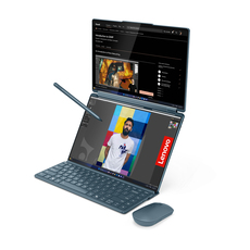 Лаптоп 2 в 1 LENOVO Yoga Book 9 14IAH10 83KJ0019RM + Pen + Mouse + Stand + Sleeve 14.0 ", INTEL CORE ULTRA 7 255H, RAM 32 GB, SSD 1000 GB, INTEL ARC 140T, WINDOWS 11, TIDAL TEAL Лаптоп 2 в 1 LENOVO Yoga Book 9 14IAH10 83KJ0019RM + Pen + Mouse + Stand + Sleeve 14.0 ", INTEL CORE ULTRA 7 255H, RAM 32 GB, SSD 1000 GB, INTEL ARC 140T, WINDOWS 11, TIDAL TEAL