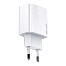 ЗАРЯДНО 220V USAMS 20W USB-C WHITE CC118 ЗАРЯДНО 220V USAMS 20W USB-C WHITE CC118