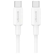 КАБЕЛ USAMS 60W TYPE-C 1m WHITE SJ763 КАБЕЛ USAMS 60W TYPE-C 1m WHITE SJ763
