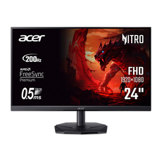 Monitor ACER Nitro KG241YX3bip UM.QX1EE.312 0.274 мм, 178°/178°, VA, 23.8 ", 60.5 см, 1920x1080, 200.00 Hz, 2.00 ms, HDMI, DisplayPort, BLACK Monitor ACER Nitro KG241YX3bip UM.QX1EE.312 0.274 мм, 178°/178°, VA, 23.8 ", 60.5 см, 1920x1080, 200.00 Hz, 2.00 ms, HDMI, DisplayPort, BLACK