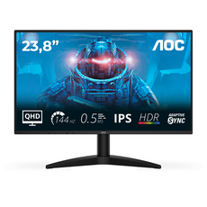 Монитор AOC Q24B36X 0.206 мм, 178°/178°, IPS, 23.8 ", 60.5 см, 2560x1440, 144.00 Hz, 4.00 ms, HDMI, DisplayPort, BLACK Монитор AOC Q24B36X 0.206 мм, 178°/178°, IPS, 23.8 ", 60.5 см, 2560x1440, 144.00 Hz, 4.00 ms, HDMI, DisplayPort, BLACK