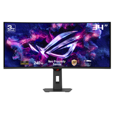 Monitor ASUS ROG STRIX XG34WCDMTG 0.231 мм, 178°/ 178°, OLED, 34.0 ", 86.4 см, 3440x1440, 240.00 Hz, 0.03 ms, HDMI, DisplayPort, USB-C, BLACK Monitor ASUS ROG STRIX XG34WCDMTG 0.231 мм, 178°/ 178°, OLED, 34.0 ", 86.4 см, 3440x1440, 240.00 Hz, 0.03 ms, HDMI, DisplayPort, USB-C, BLACK
