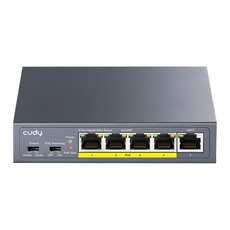 СУИЧ CUDY GS105P 5 PORTS 30W PoE GIGABIT СУИЧ CUDY GS105P 5 PORTS 30W PoE GIGABIT
