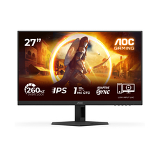 Monitor AOC 27G4ZRE 0.311 мм, 178°/ 178°, IPS, 27.0 ", 68.8 см, 1920x1080, 260.00 Hz, 1.00 ms, HDMI, DisplayPort, BLACK Monitor AOC 27G4ZRE 0.311 мм, 178°/ 178°, IPS, 27.0 ", 68.8 см, 1920x1080, 260.00 Hz, 1.00 ms, HDMI, DisplayPort, BLACK