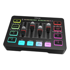 АУДИО МИКСЕР FIFINE SC3 RGB BLACK АУДИО МИКСЕР FIFINE SC3 RGB BLACK