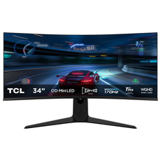 Monitor TCL 34R83Q 0.232 мм, 178°/178°, VA, 34.0 ", 86.4 см, 3440×1440, 170.00 Hz, 1.00 ms, HDMI, DisplayPort, USB-C, WHITE Monitor TCL 34R83Q 0.232 мм, 178°/178°, VA, 34.0 ", 86.4 см, 3440×1440, 170.00 Hz, 1.00 ms, HDMI, DisplayPort, USB-C, WHITE