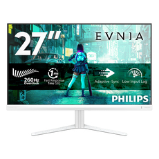 Монитор PHILIPS EVNIA 3000 27M2N3201PL/00 0.311 мм, 178°/178°, IPS, 27.0 ", 68.6 см, 1920x1080, 260.00 Hz, 1.00 ms, HDMI, DisplayPort, WHITE Монитор PHILIPS EVNIA 3000 27M2N3201PL/00 0.311 мм, 178°/178°, IPS, 27.0 ", 68.6 см, 1920x1080, 260.00 Hz, 1.00 ms, HDMI, DisplayPort, WHITE