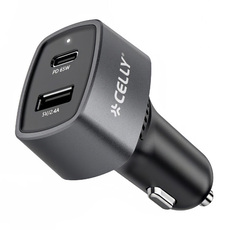 ЗАРЯДНО 12V CELLY 65W USB-A/USB-C ЗАРЯДНО 12V CELLY 65W USB-A/USB-C