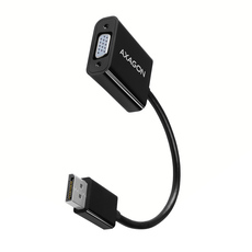 Кабел адаптер от източник с DP AXAGON към приемник с VGA DISPLAYPORT -> VGA RVD-VGN работи само в тази посока Кабел адаптер от източник с DP AXAGON към приемник с VGA DISPLAYPORT -> VGA RVD-VGN работи само в тази посока