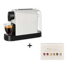 Кафемашина с капсули TCHIBO PURE + WH + 6X10 КАПСУЛИ 15.00 bar, 800.00 ml, БЯЛ Кафемашина с капсули TCHIBO PURE + WH + 6X10 КАПСУЛИ 15.00 bar, 800.00 ml, БЯЛ