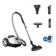 Vacuum cleaner PHILIPS PERFORMER LED XD8142/12 WHITE 4 L Vacuum cleaner PHILIPS PERFORMER LED XD8142/12 WHITE 4 L