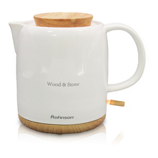 Електрическа канa ROHNSON WOOD AND STONE R-7810 1200 W, БЯЛ, 1.00 L Електрическа канa ROHNSON WOOD AND STONE R-7810 1200 W, БЯЛ, 1.00 L