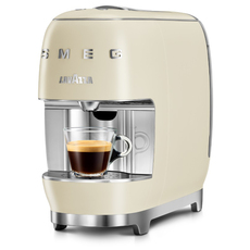 Coffee maker with capsules SMEG&LAVAZZA CREAM 900.00 ml, КРЕМ Coffee maker with capsules SMEG&LAVAZZA CREAM 900.00 ml, КРЕМ