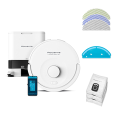 Прахосмукачка робот ROWENTA S90+ RR8797WH ПОЧИСТВАНЕ С МОП, WI-FI УПРАВЛЕНИЕ, КАРТОГРАФИРАНЕ Прахосмукачка робот ROWENTA S90+ RR8797WH ПОЧИСТВАНЕ С МОП, WI-FI УПРАВЛЕНИЕ, КАРТОГРАФИРАНЕ