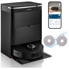 Vacuum cleaner robot BOSCH BCRDW3BAB CLEANING WITH A MOP, WI-FI CONTROLLER, MAPPING Vacuum cleaner robot BOSCH BCRDW3BAB CLEANING WITH A MOP, WI-FI CONTROLLER, MAPPING