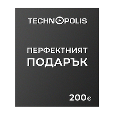 КАРТА ПОДАРЪК 200 EUR ТЕХНОПОЛИС КАРТА ПОДАРЪК 200 EUR ТЕХНОПОЛИС