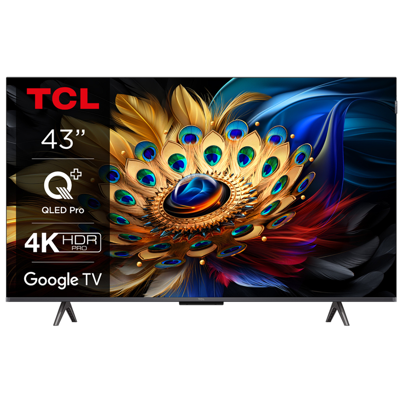 Телевизор TCL 43C61B 4K Ultra HD QLED SMART TV, GOOGLE TV, 43.0 ", 108.0 см Телевизор TCL 43C61B 4K Ultra HD QLED SMART TV, GOOGLE TV, 43.0 ", 108.0 см