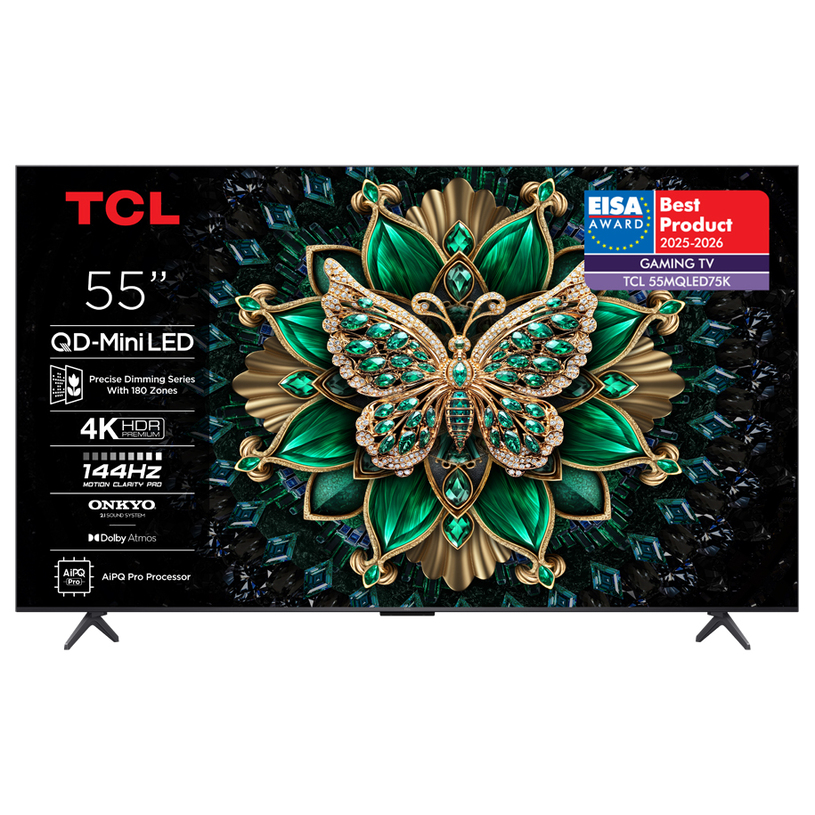 TV TCL 55MQLED75K 4K Ultra HD QD-Mini LED SMART TV, GOOGLE TV, 55.0 ", 139.0 см TV TCL 55MQLED75K 4K Ultra HD QD-Mini LED SMART TV, GOOGLE TV, 55.0 ", 139.0 см