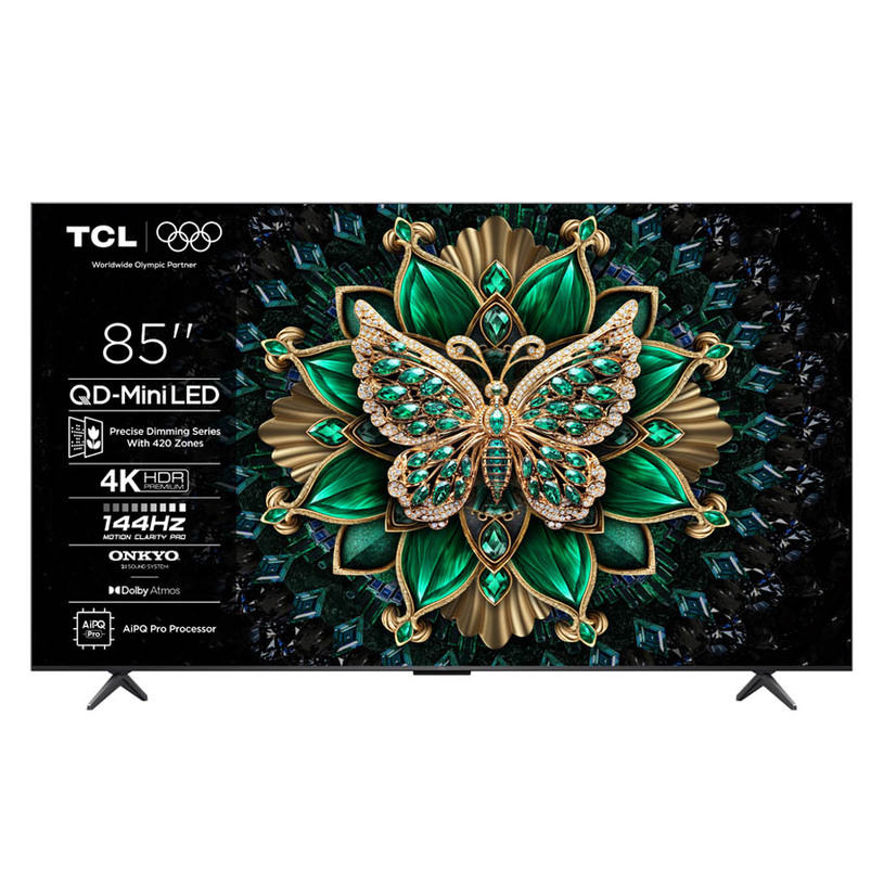 TV TCL 85MQLED75K 4K Ultra HD MINI LED SMART TV, GOOGLE TV, 85.0 ", 215.0 см TV TCL 85MQLED75K 4K Ultra HD MINI LED SMART TV, GOOGLE TV, 85.0 ", 215.0 см