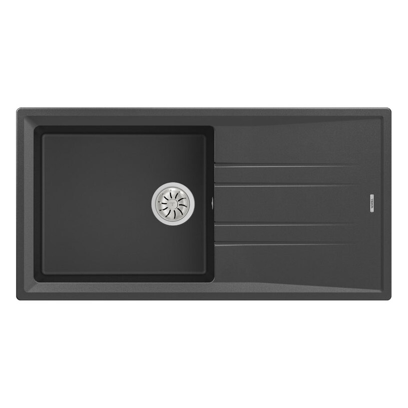 КУХНЕНСКА МИВКА TEKA STONE 60 L ТЪМНОСИВА ДЯСНА КУХНЕНСКА МИВКА TEKA STONE 60 L ТЪМНОСИВА ДЯСНА